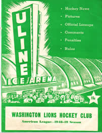 Washington Lions Program 1948-49